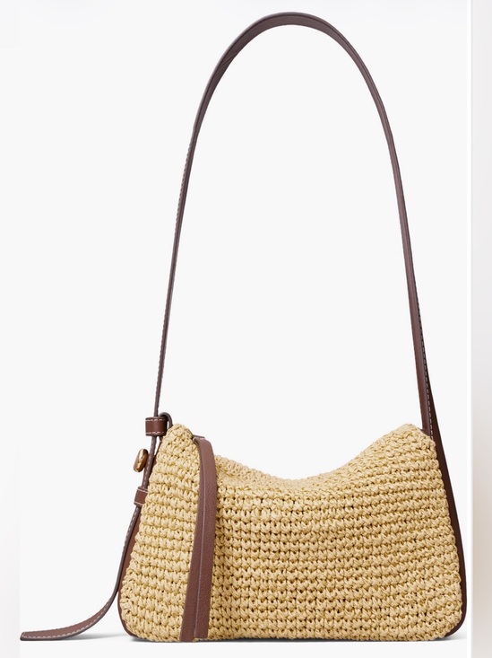 Tory Burch Handbags - Tory Burch Small Romy Straw Shoulder Bag